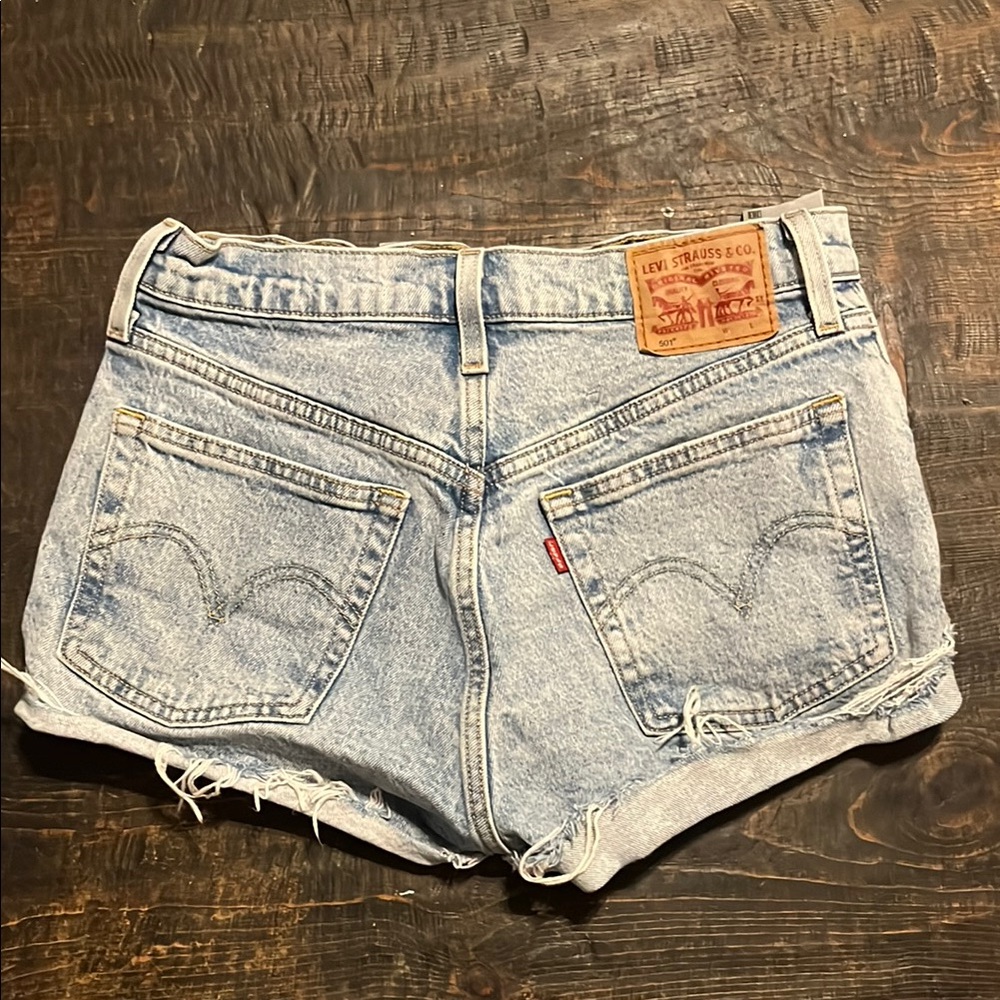 Levi's Women's Blue Denim Shorts